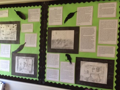 Year 6 let their imaginations flow as they read David Almond's Skellig