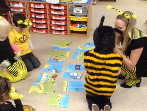Preschool have great fun learning all about bees