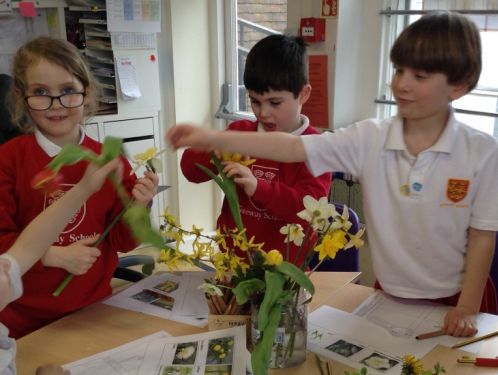 Year 1 think about Spring and flowers
