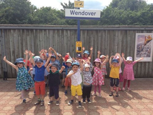 Preschool take a train trip to Wendover